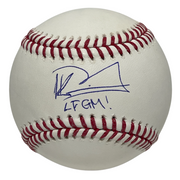Kevin Parada Signed ROMLB Baseball w/ LFGM! Beckett Witness BAS COA NY Mets0