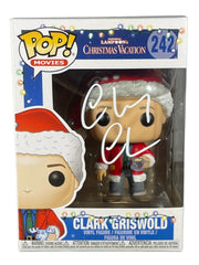 Chevy Chase Signed Auto Clark Griswold Christmas Vacation Funko Pop #242 BAS COA0