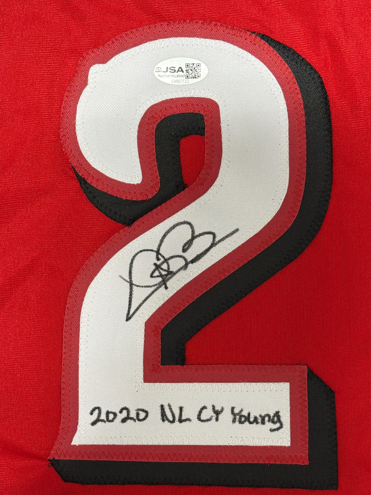 Trevor Bauer Signed Cincinnati Reds Custom Jersey w/ 2020 NL CY Young JSA COA1