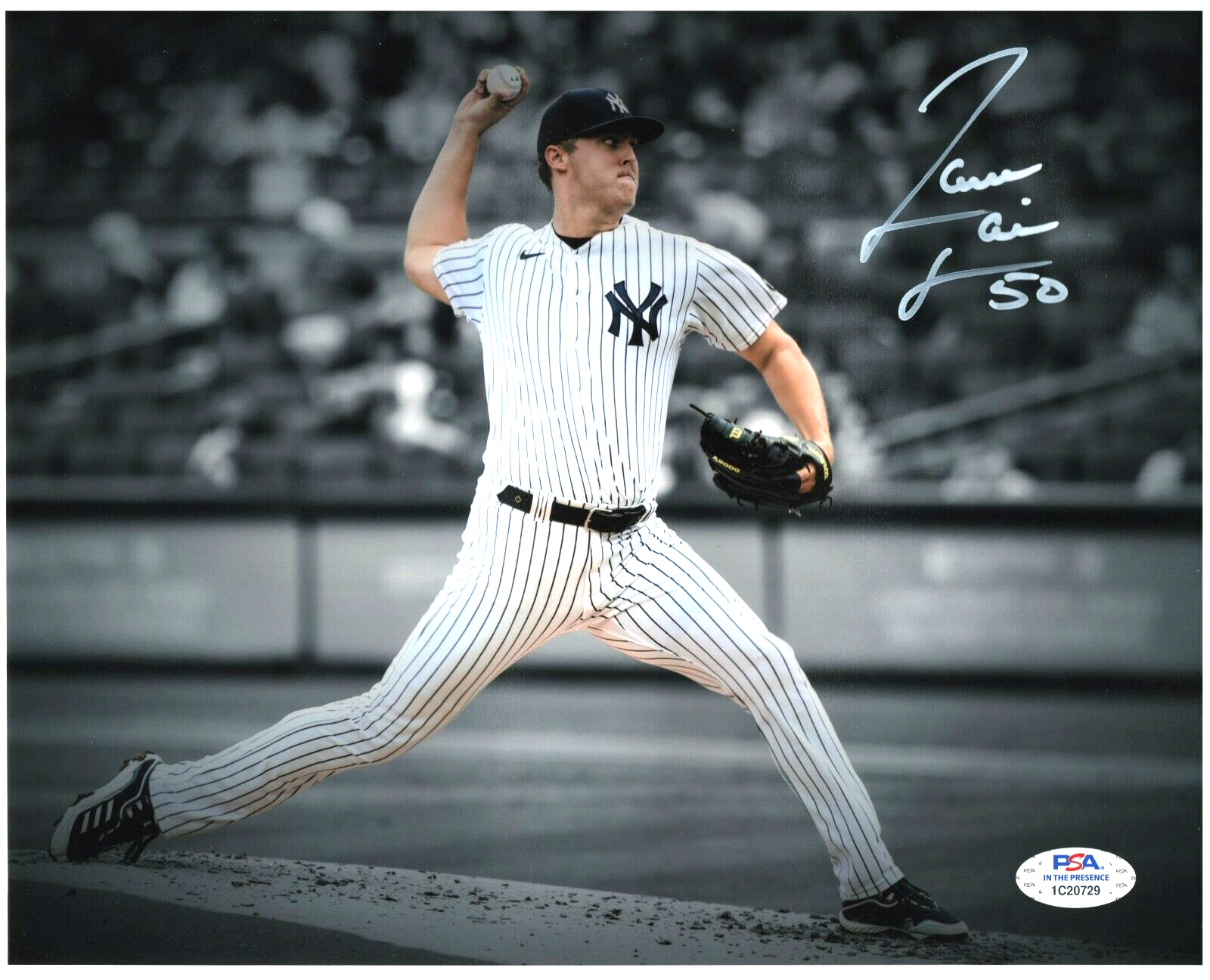 Jameson Taillon Signed Autographed New York Yankees 8x10 Photo PSA COA #20