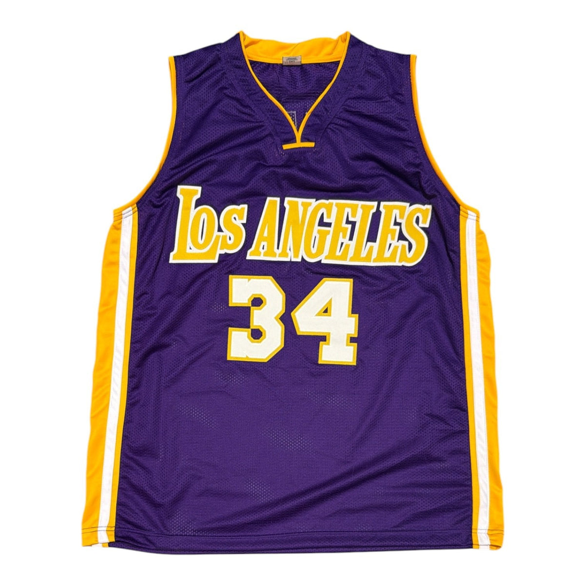 Shaquille O'Neal Signed Los Angeles Lakers Custom Jersey JSA Witness COA2