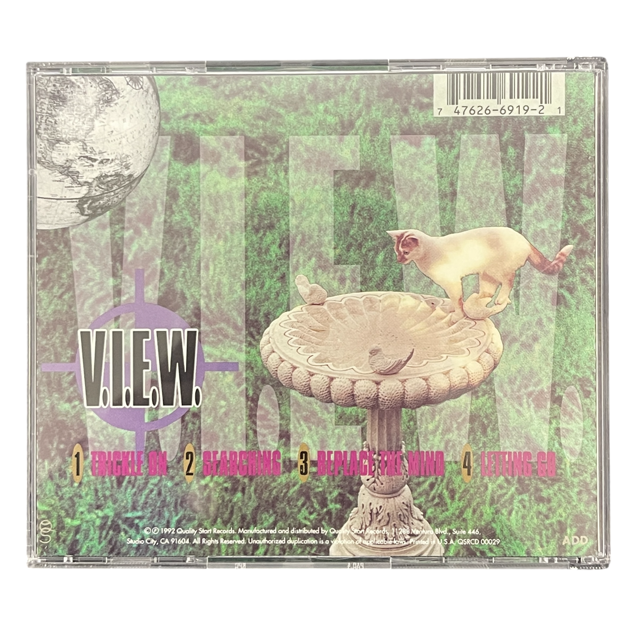 Jack McDowell Signed Autographed V.I.E.W. Replace The Mind CD LSCM COA2