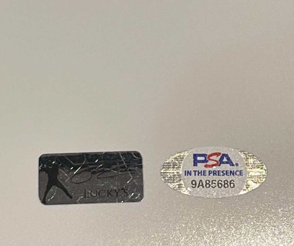 Jonathan India Signed Auto 16x20 Photo Spotlight Hitting PSA COA 2021 NL ROY2