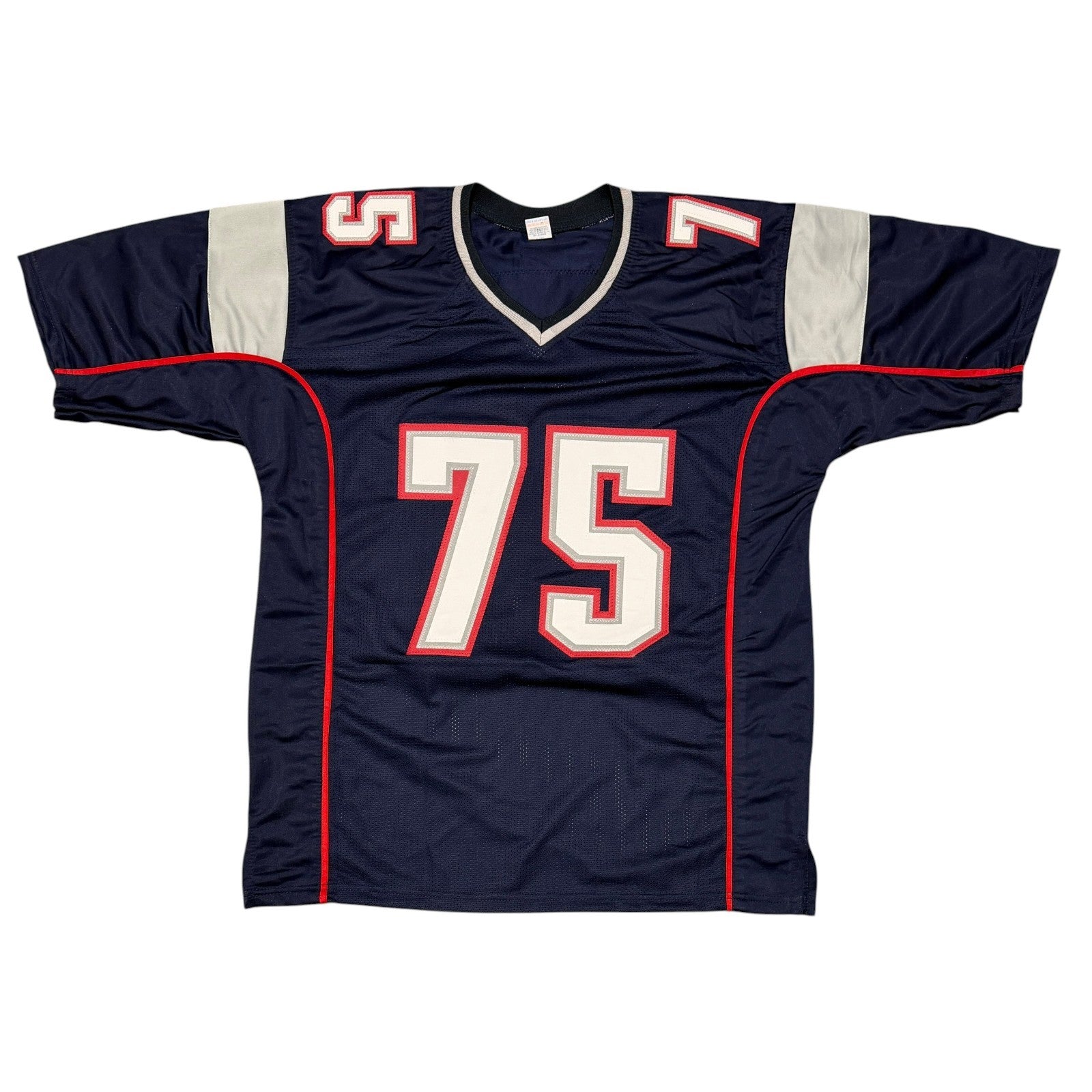 Vince Wilfork Signed New England Patriots Custom Jersey JSA Witness COA2