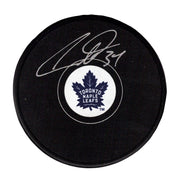 Auston Matthews Signed Autographed Toronto Maple Leafs Logo Puck Fanatics COA0