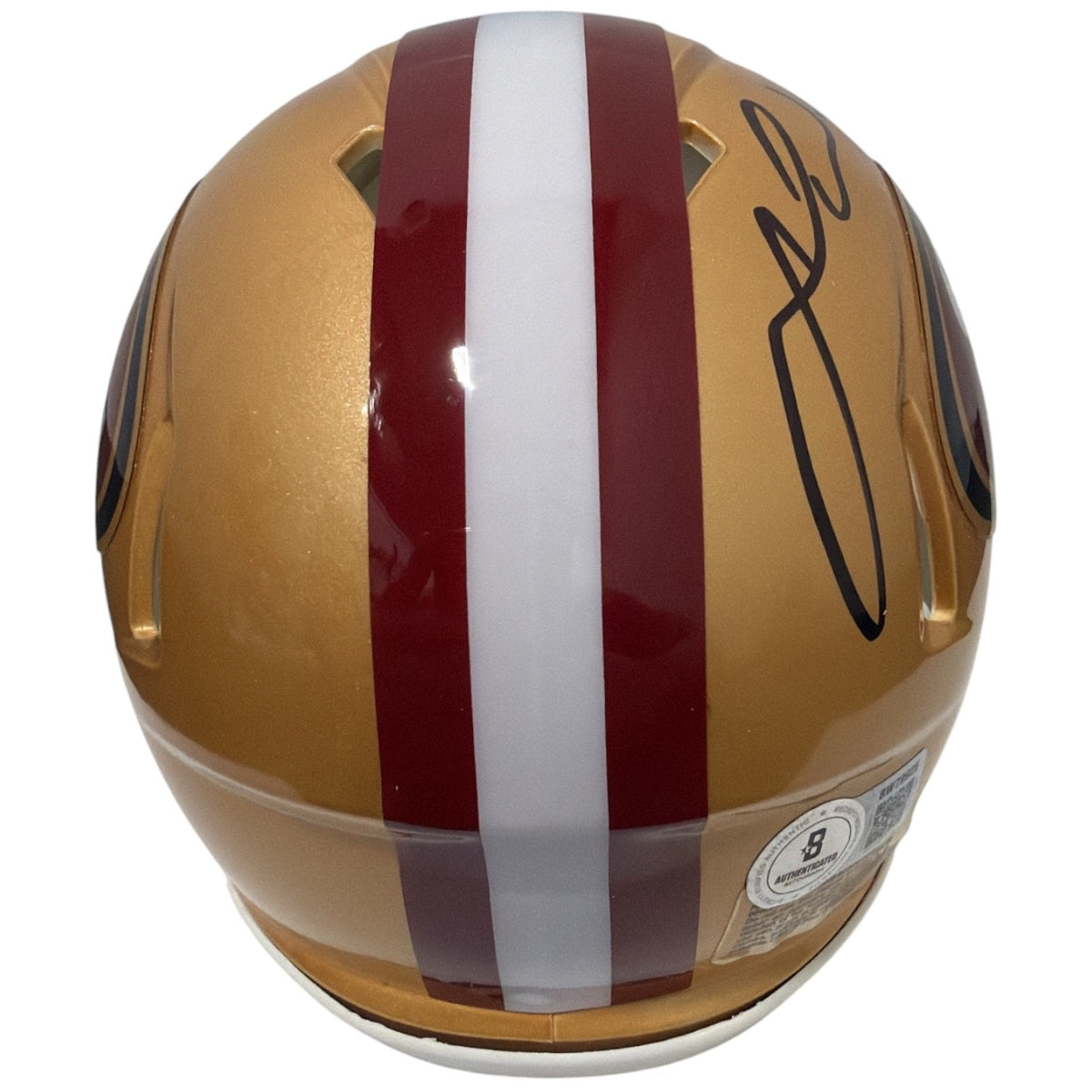 Fred Warner Signed San Francisco 49ers Speed Mini Helmet Beckett BAS COA2