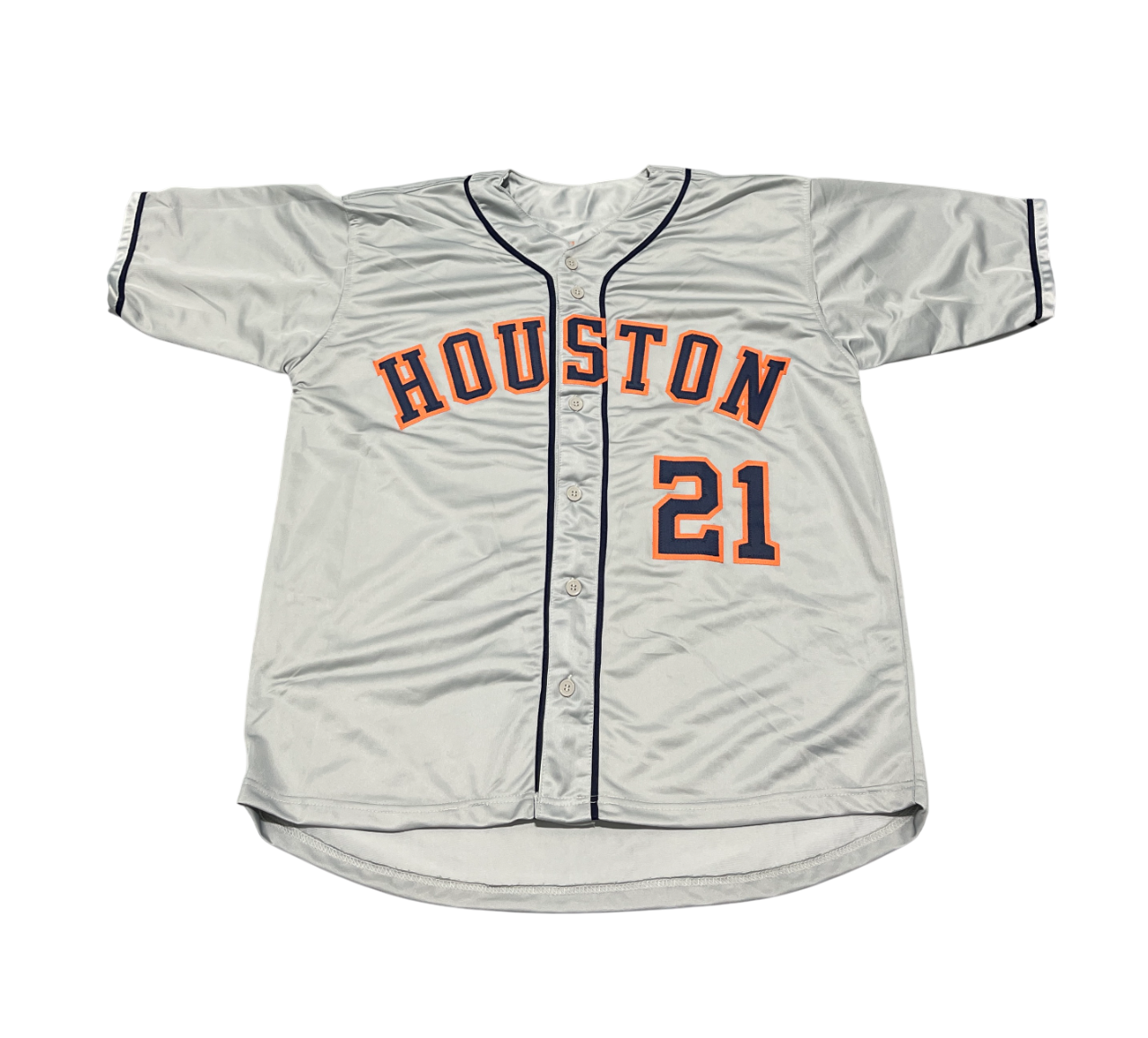 Yainer Diaz Signed Houston Astros Custom Jersey Beckett Witness BAS COA2
