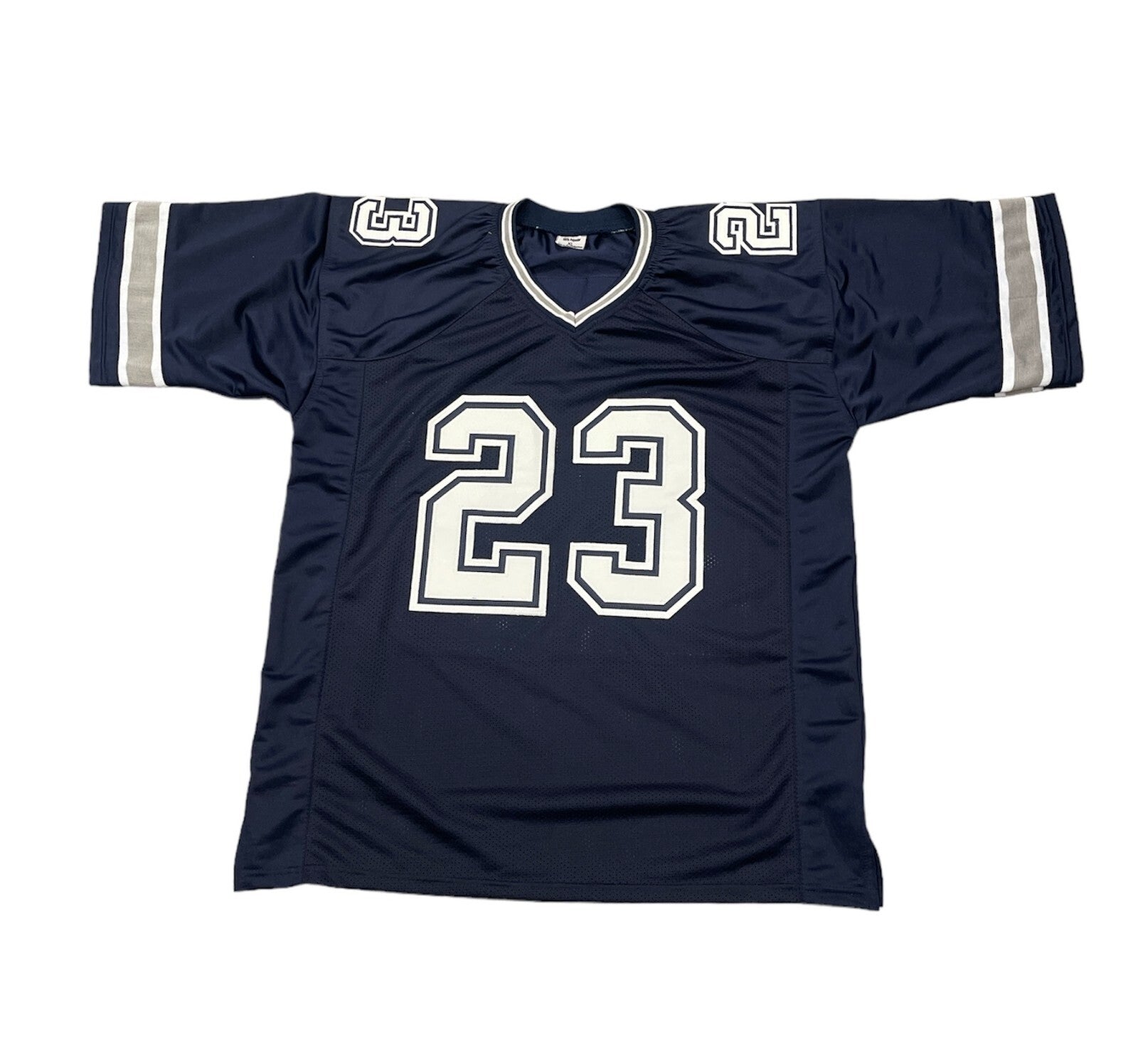 Rico Dowdle Signed Dallas Cowboys Custom Jersey w/ 2 Insc Beckett W BAS COA4