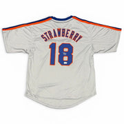 Darryl Strawberry Signed New York Mets Custom Jersey Beckett Witness BAS COA0