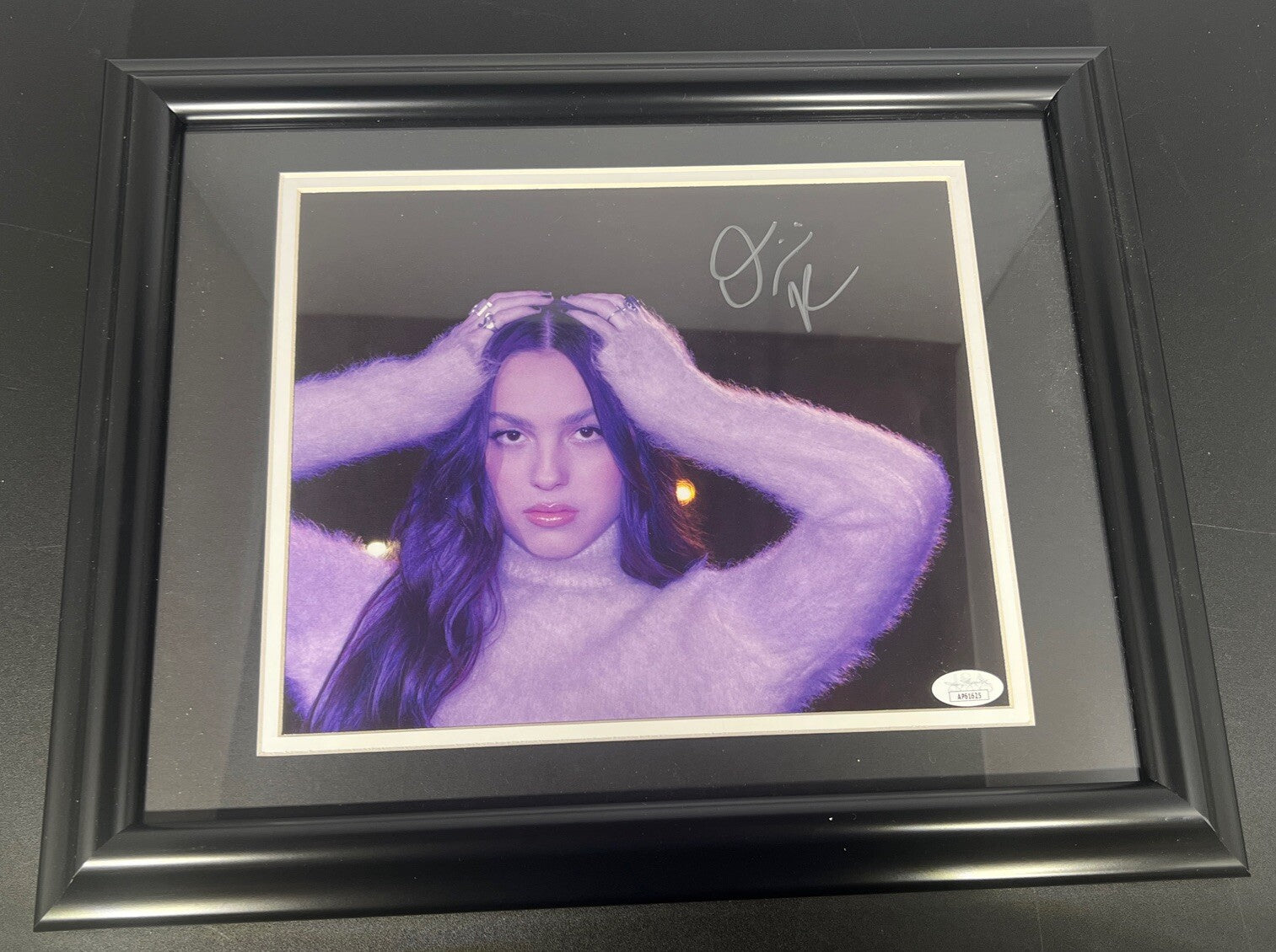 Olivia Rodrigo Signed 11x14 Framed Photo JSA COA Hot Pop Music Star Guts0