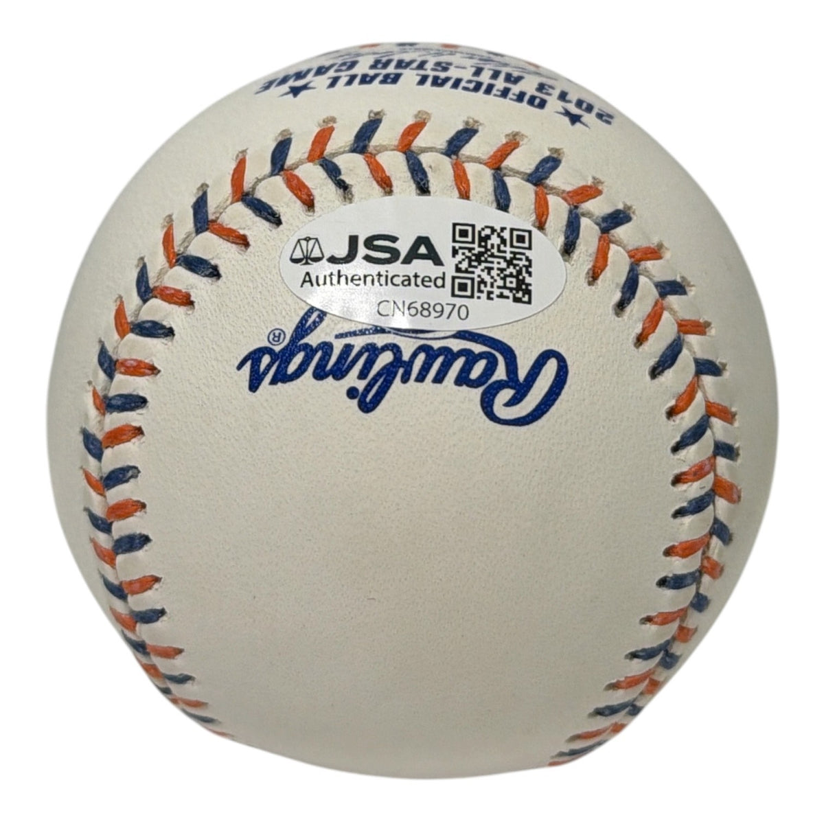 Bruce Bochy Signed Autographed 2013 All Star Game Logo Baseball JSA COA Giants1