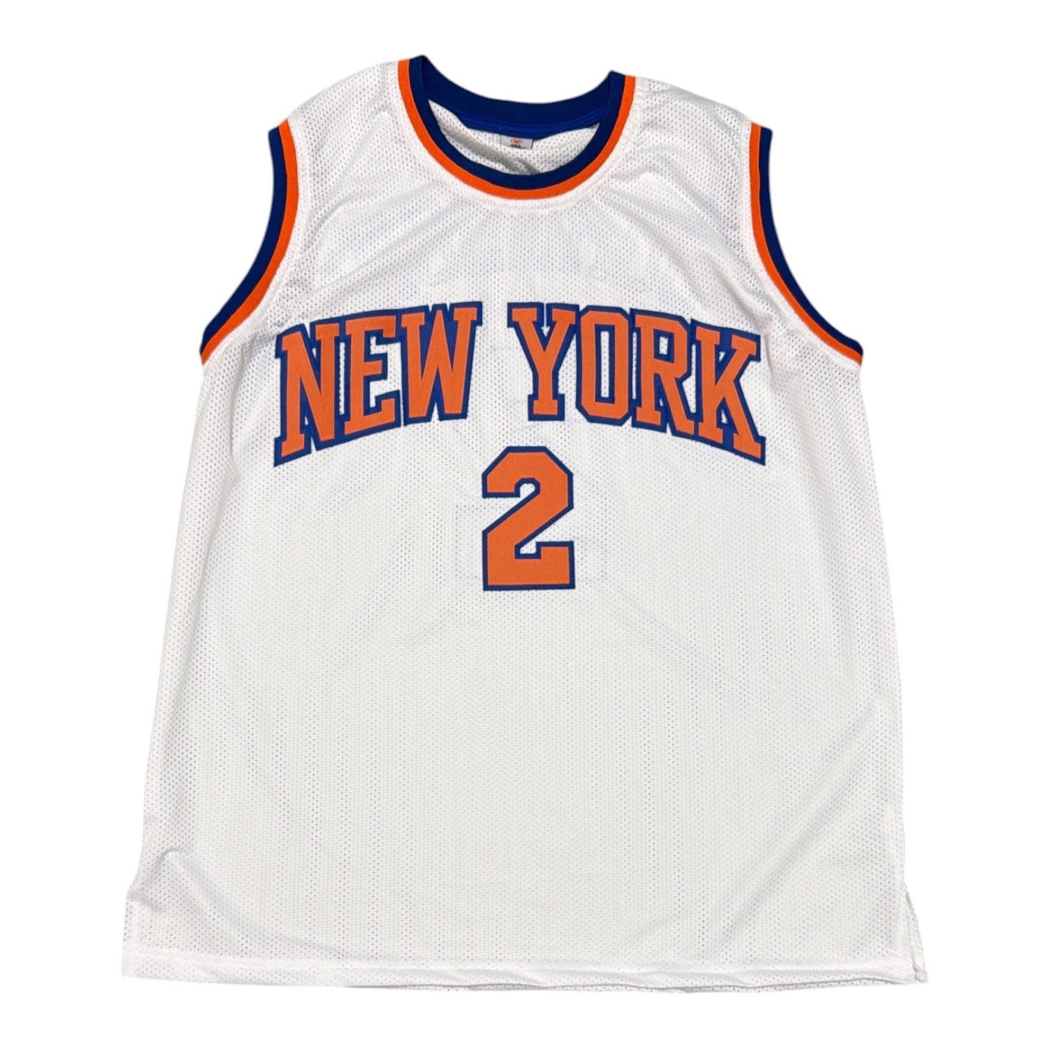 Larry Johnson Signed Autographed New York Knicks Custom Jersey JSA Witness COA2
