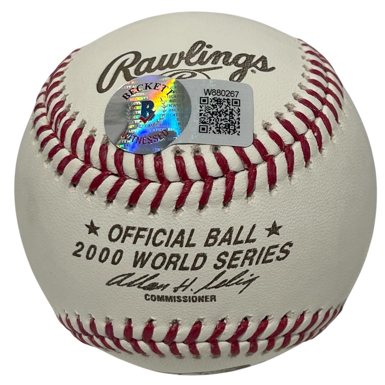 Paul O'Neill Signed 2000 WS ROMLB Baseball w/ Subway Beckett BAS COA A2