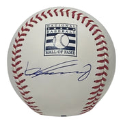Vladimir Guerrero Signed Hall of Fame HOF Logo Baseball JSA Witness COA0