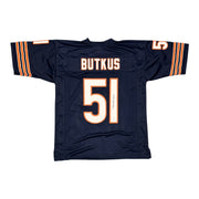 Dick Butkus Signed Autographed Chicago Bears Custom Jersey Beckett Wit BAS COA0