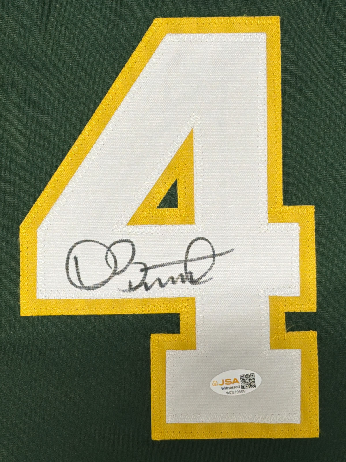 Dave Stewart Signed Autographed Oakland Athletics Custom Jersey JSA Witness COA1