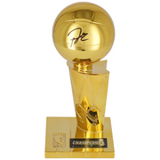 Giannis Antetokounmpo Signed 2021 Bucks NBA Champion Replica Trophy Fanatics COA0