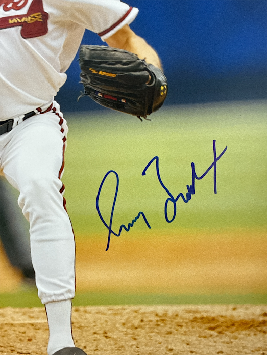 Greg Maddux Signed Atlanta Braves 16x20 Photo File Autograph Steiner COA1