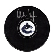 Quinn Hughes Signed Autographed Vancouver Canucks Logo Puck Fanatics COA0