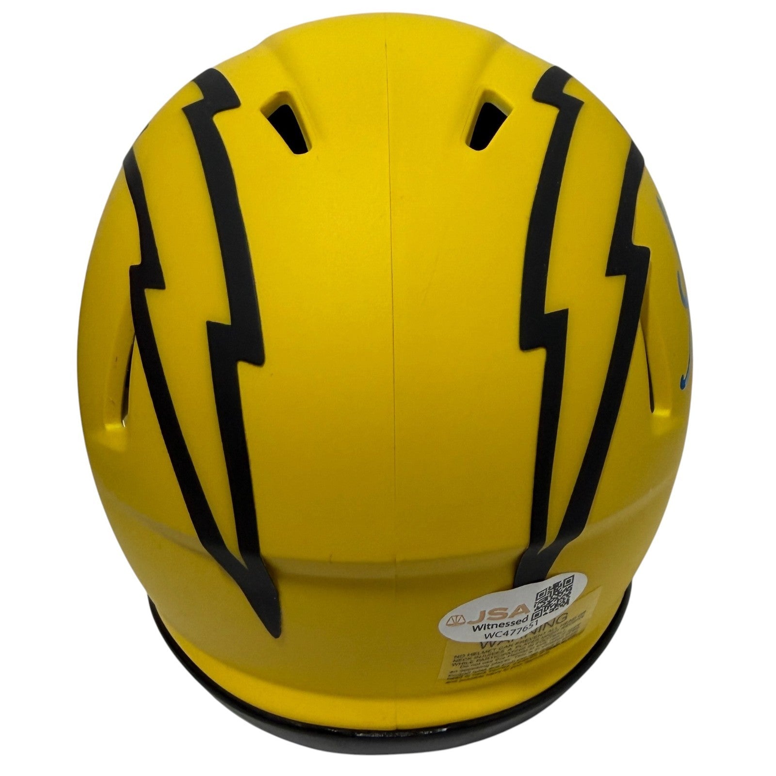 Anthony Miller Signed Chargers Rave Mini Helmet w/ 5x Pro JSA Witness COA2
