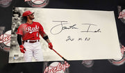 Jonathan India Signed Auto Autographed 30x15 Photo Print #1 PSA COA ROY Reds0