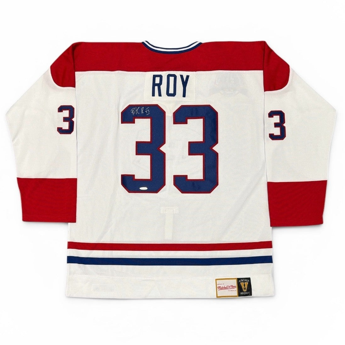 Patrick Roy Signed Autographed Montreal Canadiens Mitchell & Ness Jersey UDA COA0