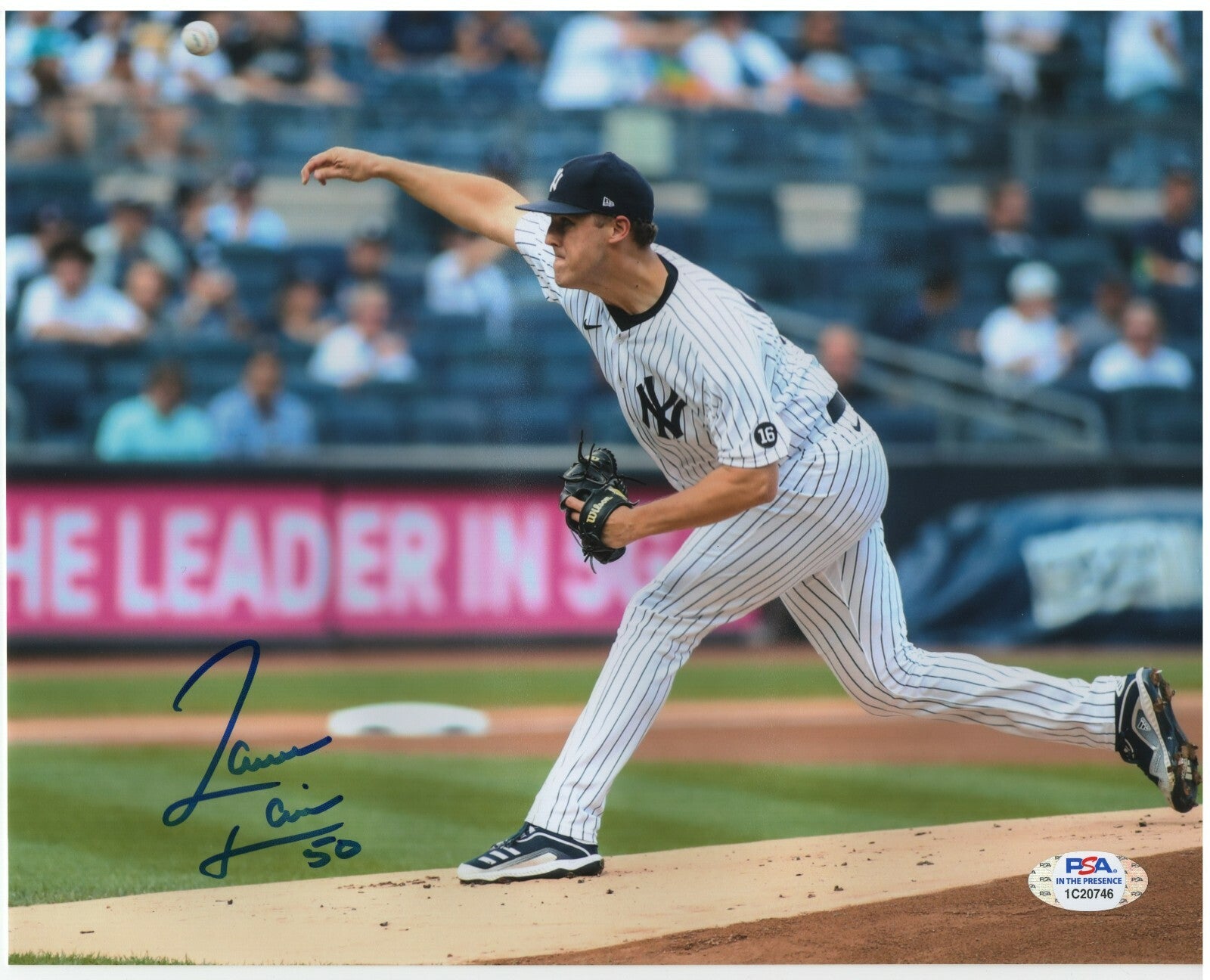 Jameson Taillon Signed Autographed New York Yankees 8x10 Photo PSA COA #30