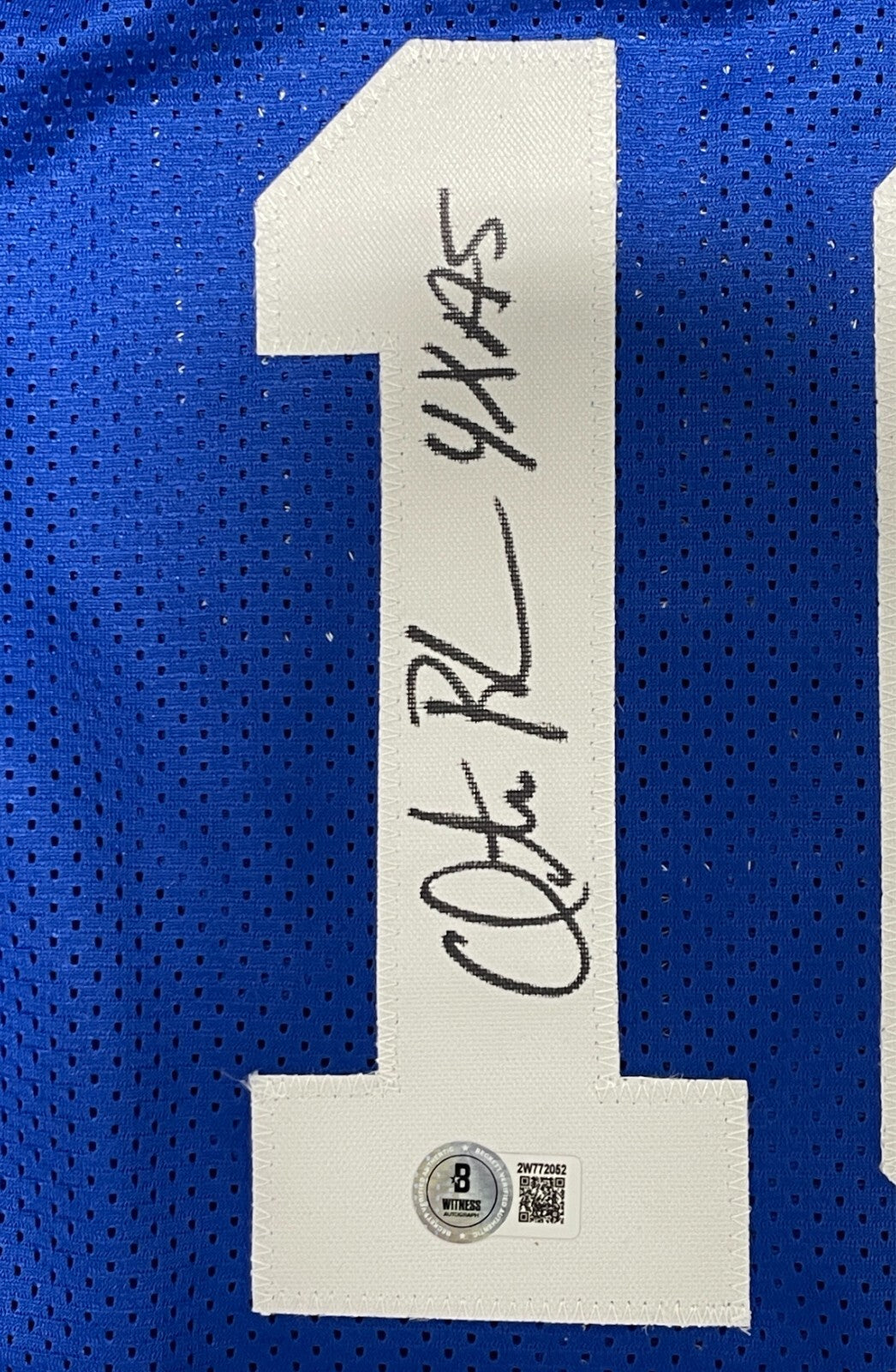 Otis Birdsong Signed Bird NJ Nets Custom Jersey w/ 4x AS Beckett Witness BAS COA1