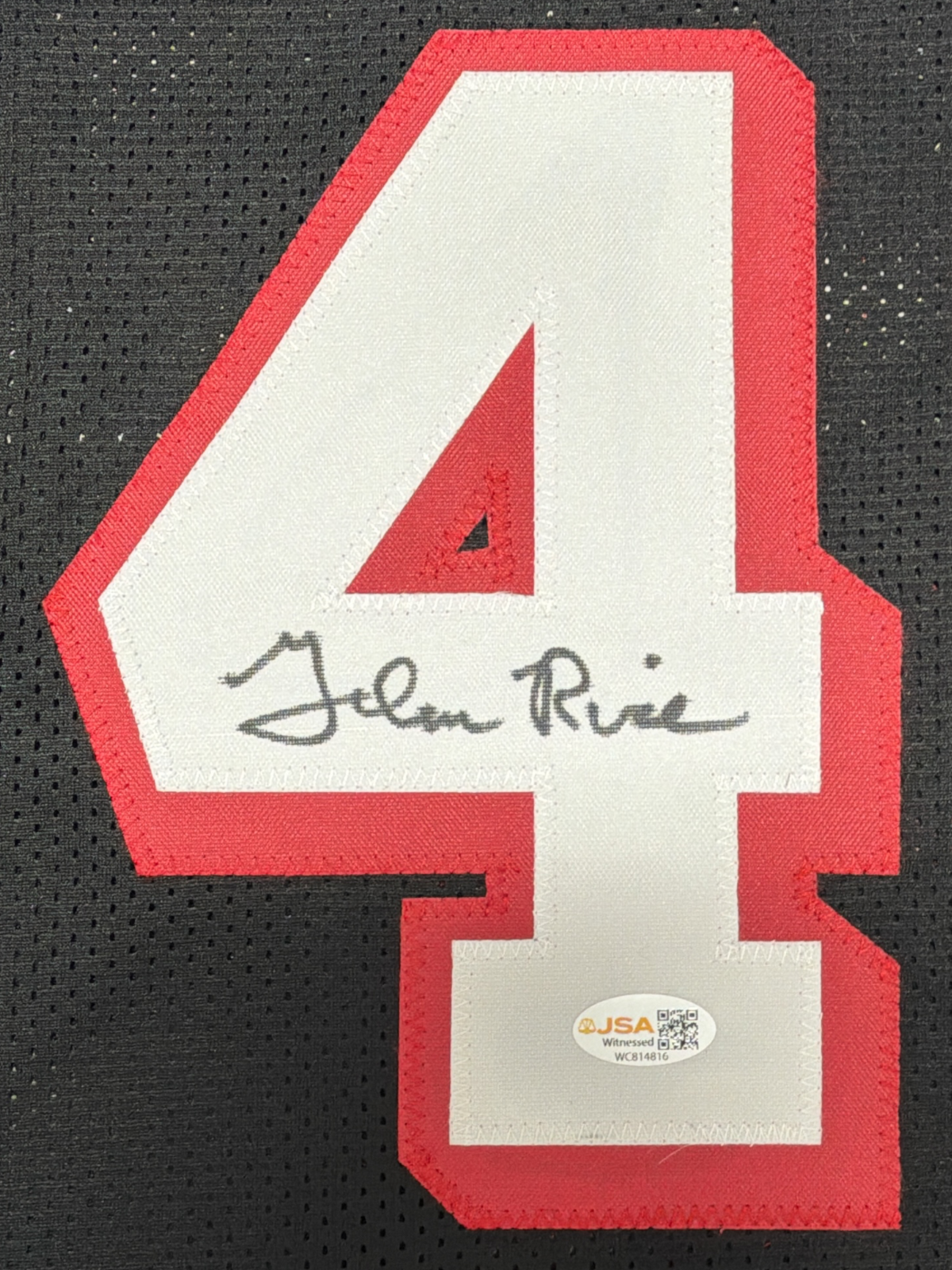Glen Rice Signed Autographed Miami Heat Custom Jersey JSA Witness COA1
