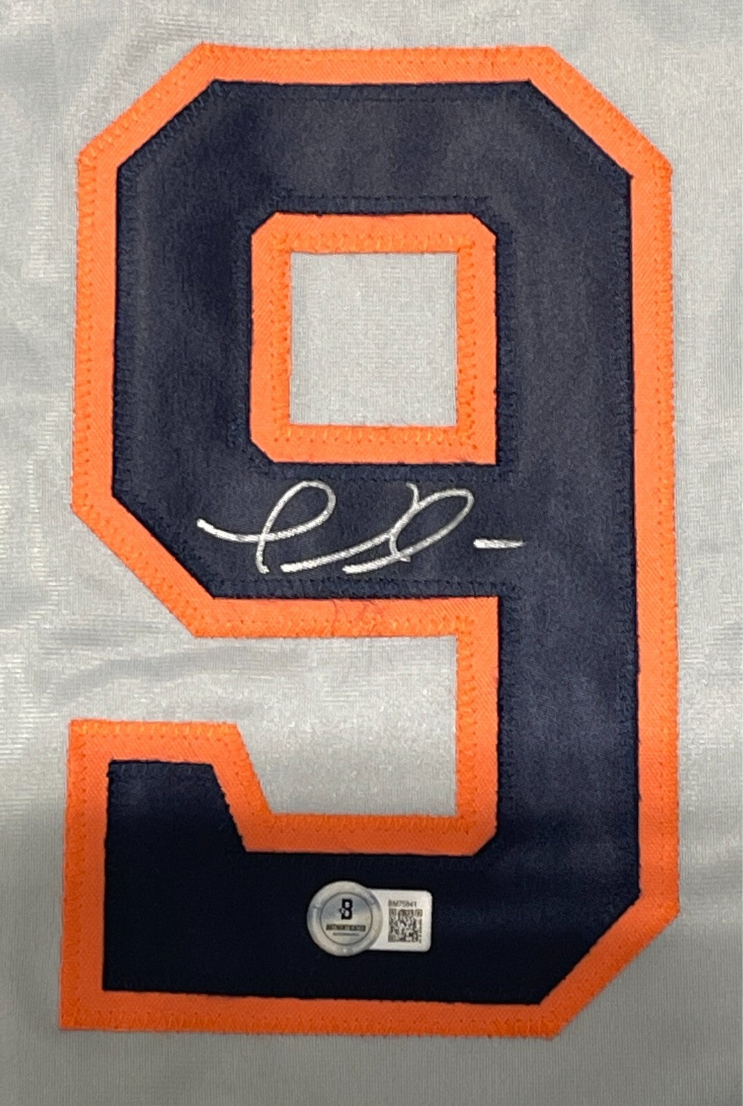 Joe Espada Signed Houston Astros Custom Jersey Beckett Witness BAS COA1