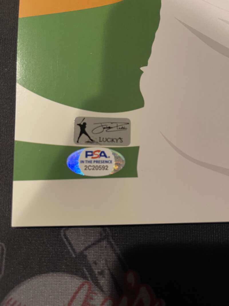 Jonathan India Signed Auto Autographed 11x17 Reds SGA Poster PSA ITP COA Reds2