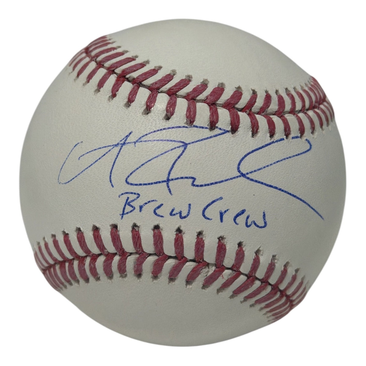 Andrew Fischer Signed Autographed ROMLB Baseball w/ Brew Crew JSA Witness COA0