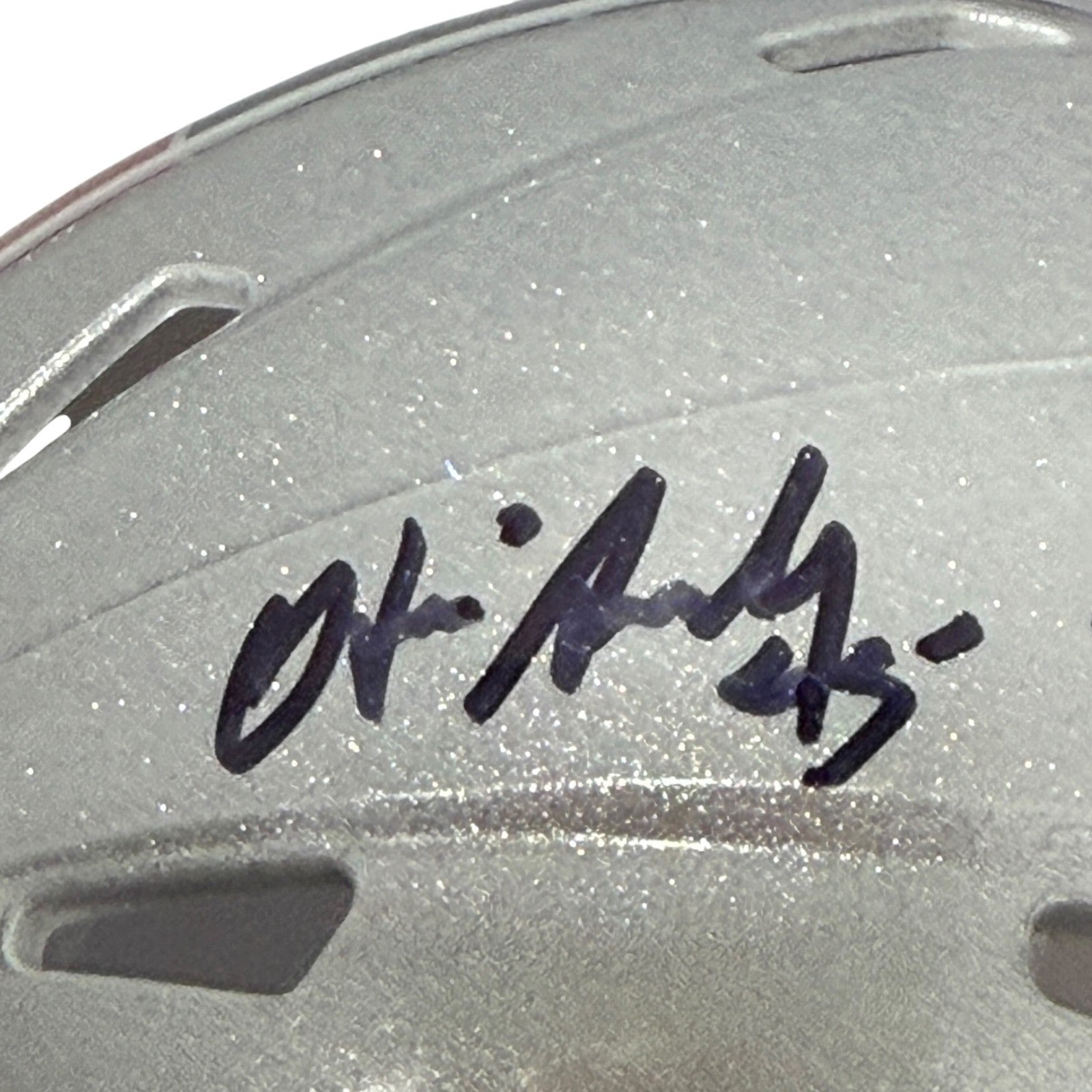 Otis Smith Signed Patriots Speed Mini Helmet w/ SB 36 Champ JSA Witness COA1