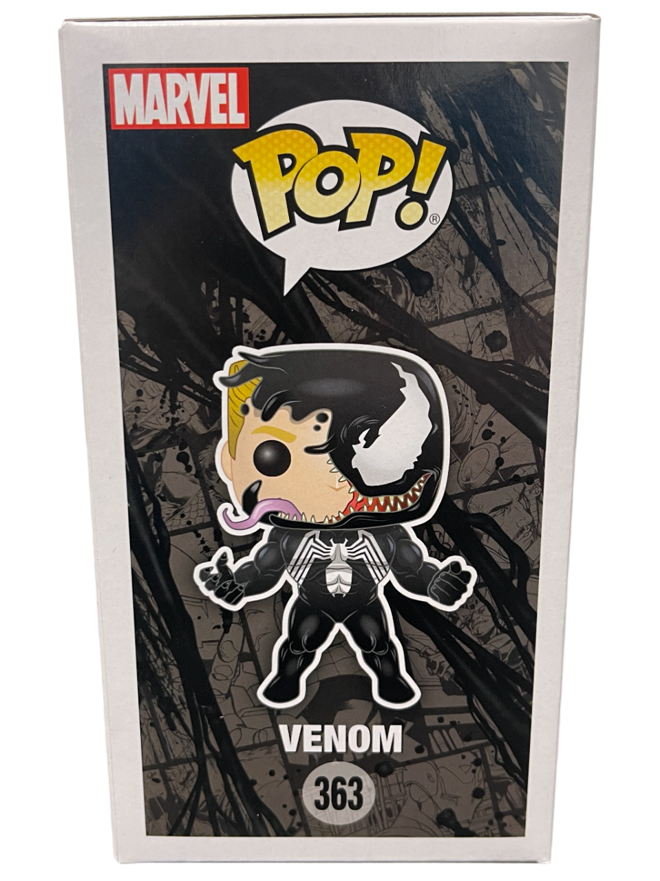 Tom Hardy Signed Venom Funko Pop #363 w/ Sam De La Rosa Sketch BAS & JSA COA C3