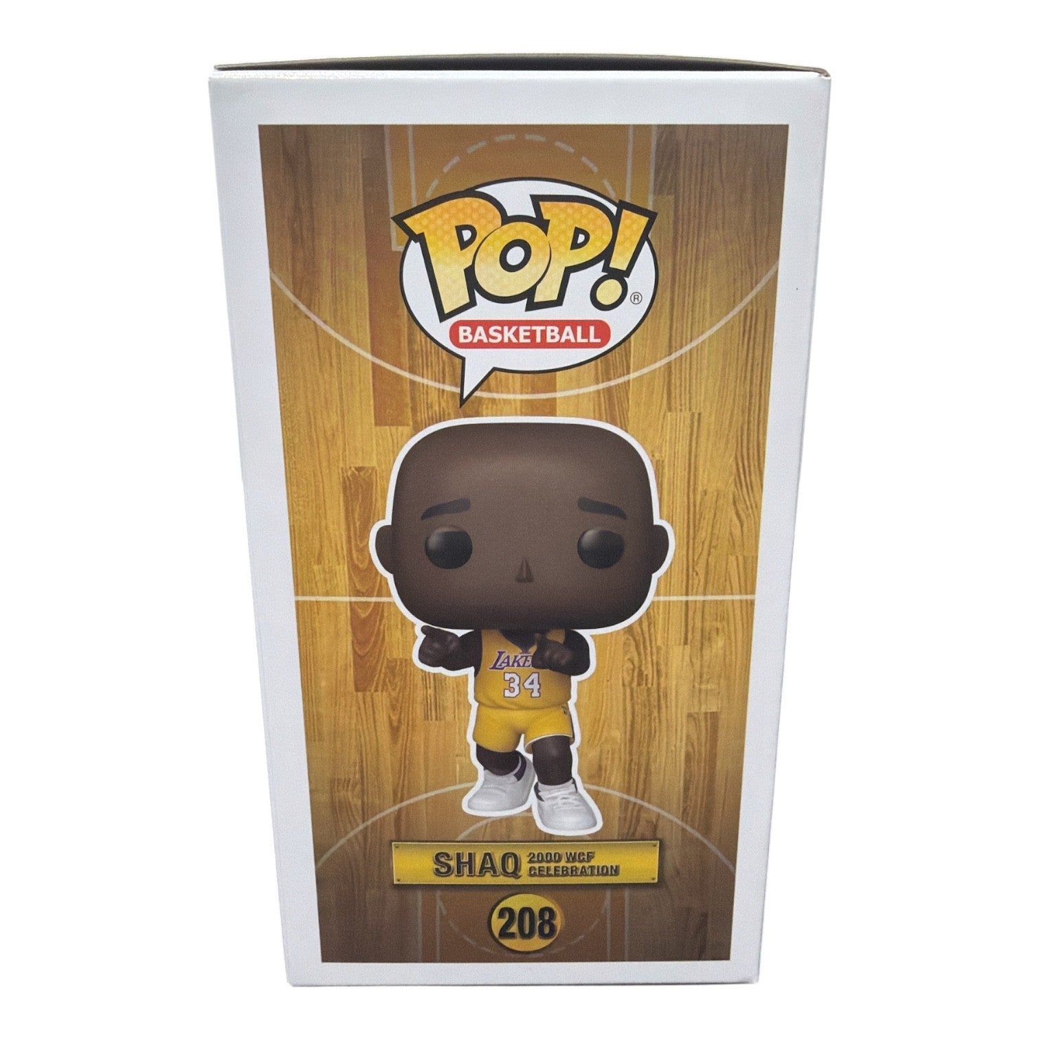 Shaquille O'Neal Signed Lakers 2000 WCF Celebration Funko Pop 208 JSA W COA Shaq3