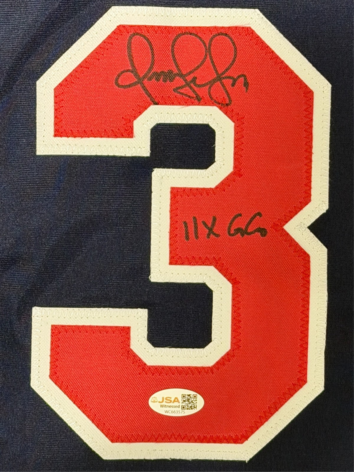 Omar Vizquel Signed Cleveland Indians Custom Jersey w/ 11x GG JSA Witness COA1
