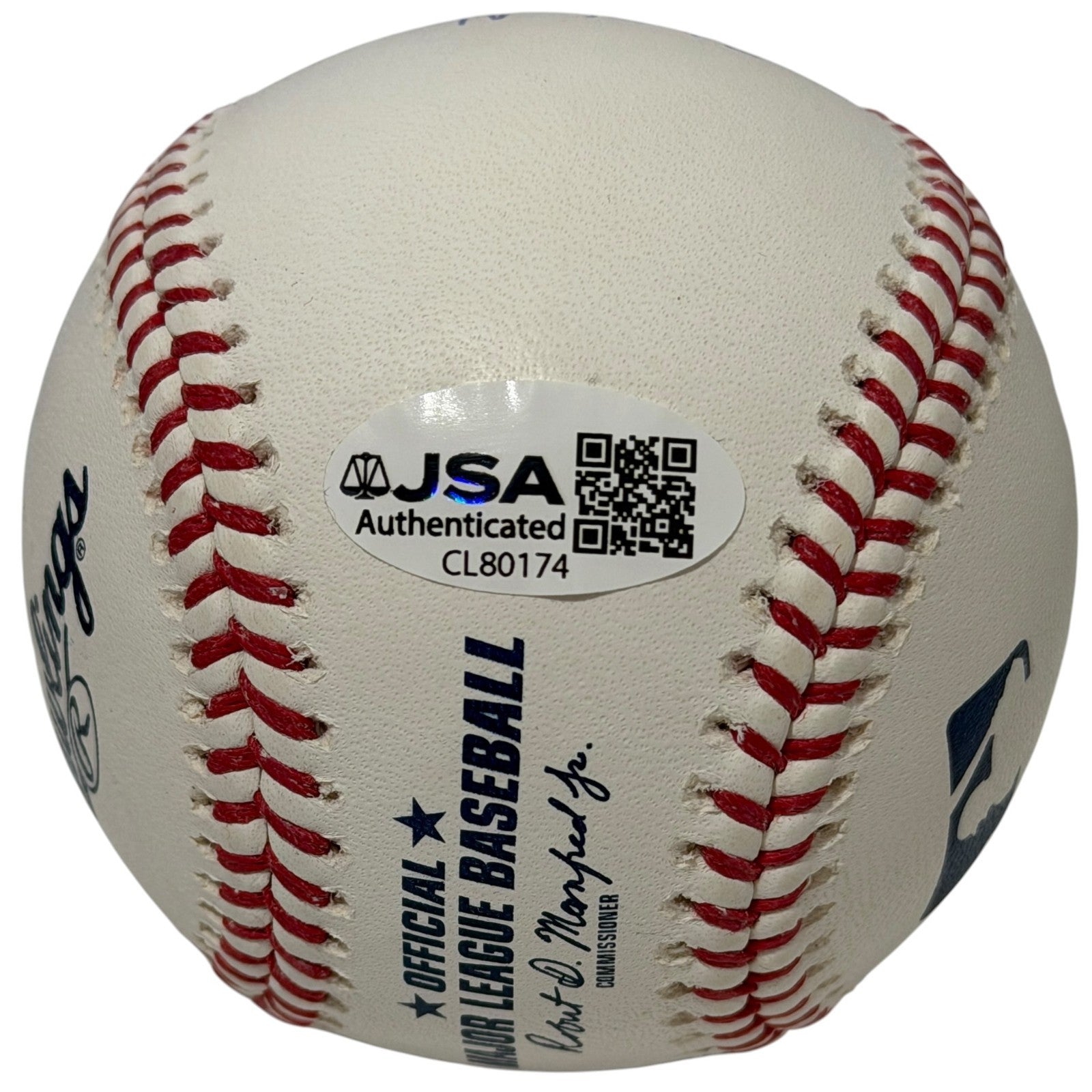 Johan Santana Signed Autographed ROMLB Baseball w/ 4 Stat Inscs JSA COA NY Mets3