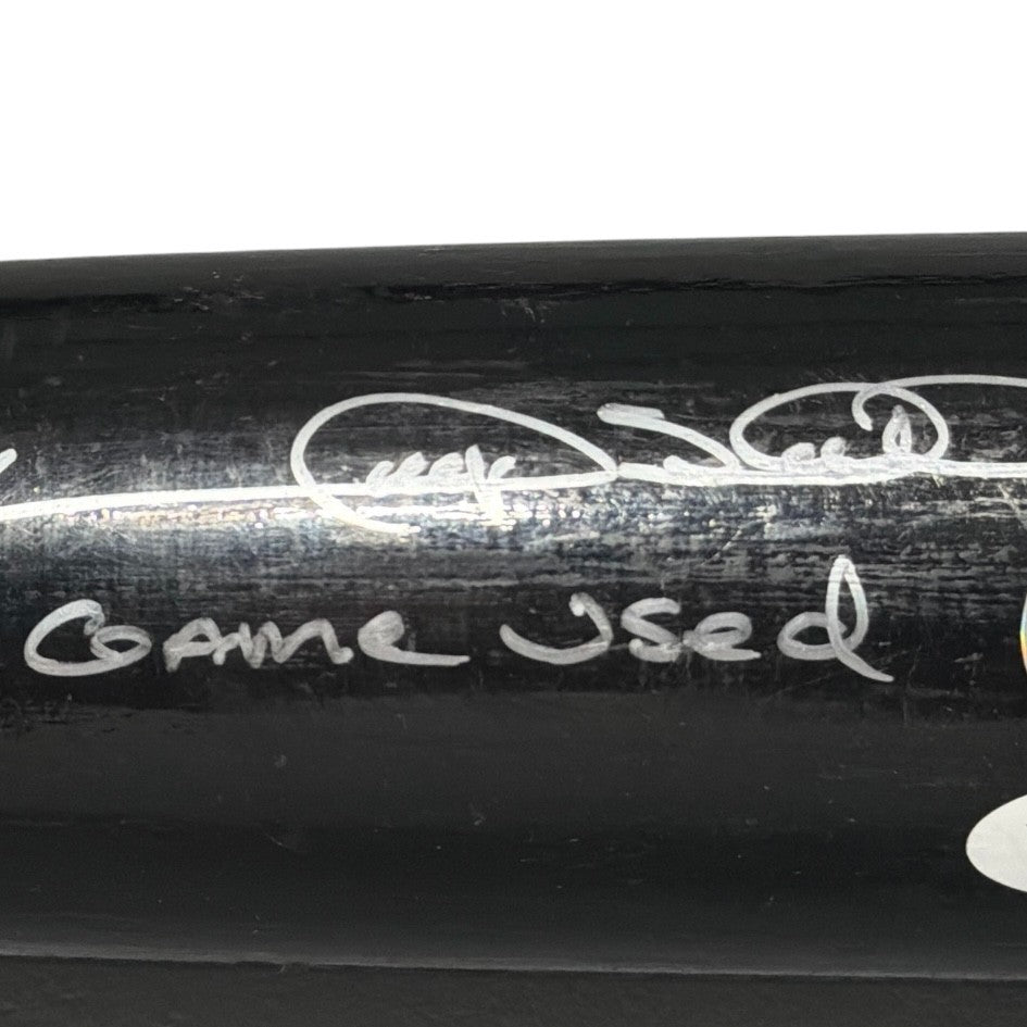 Gary Sheffield Signed Game Used Rawlings Black Bat JSA COA Dodgers B1