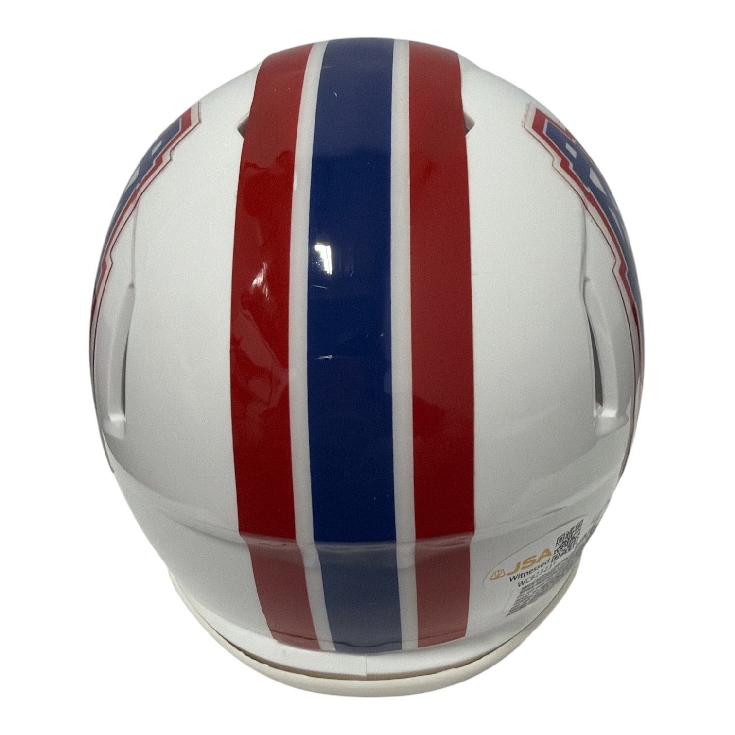 Earl Campbell Signed Houston Oilers TB Mini Helmet w/ HOF 91 JSA Witness COA2