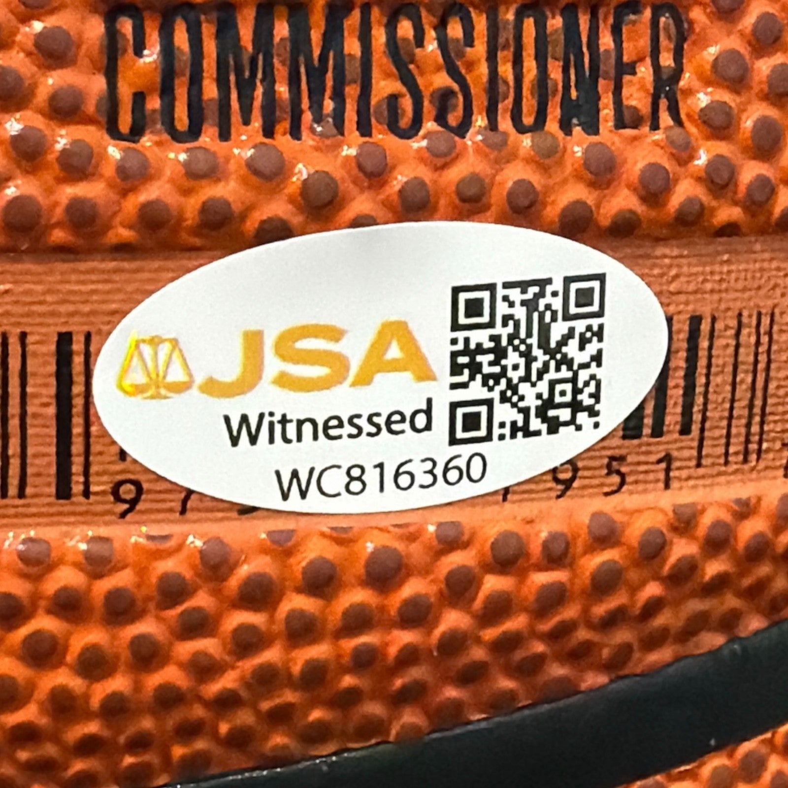 Bob McAdoo Signed Wilson NBA Basketball w/ HOF 2000 JSA Witness COA2