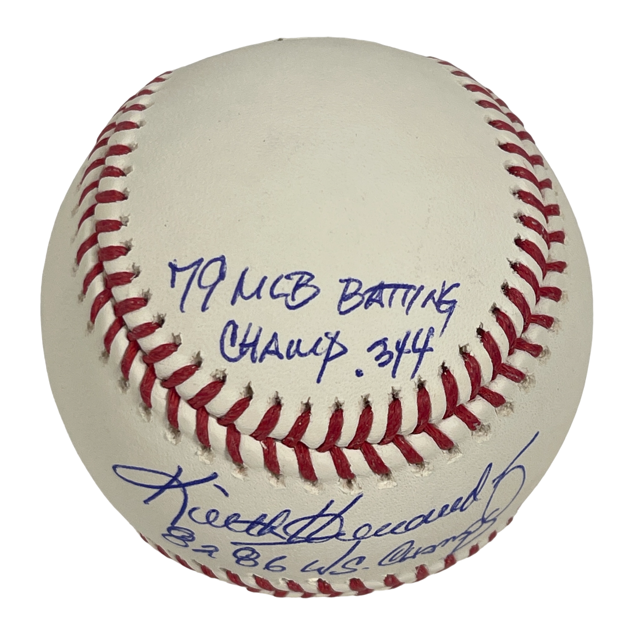 Keith Hernandez Signed ROMLB Baseball w/ NL Batting Champ + WSC + MVP JSA COA1