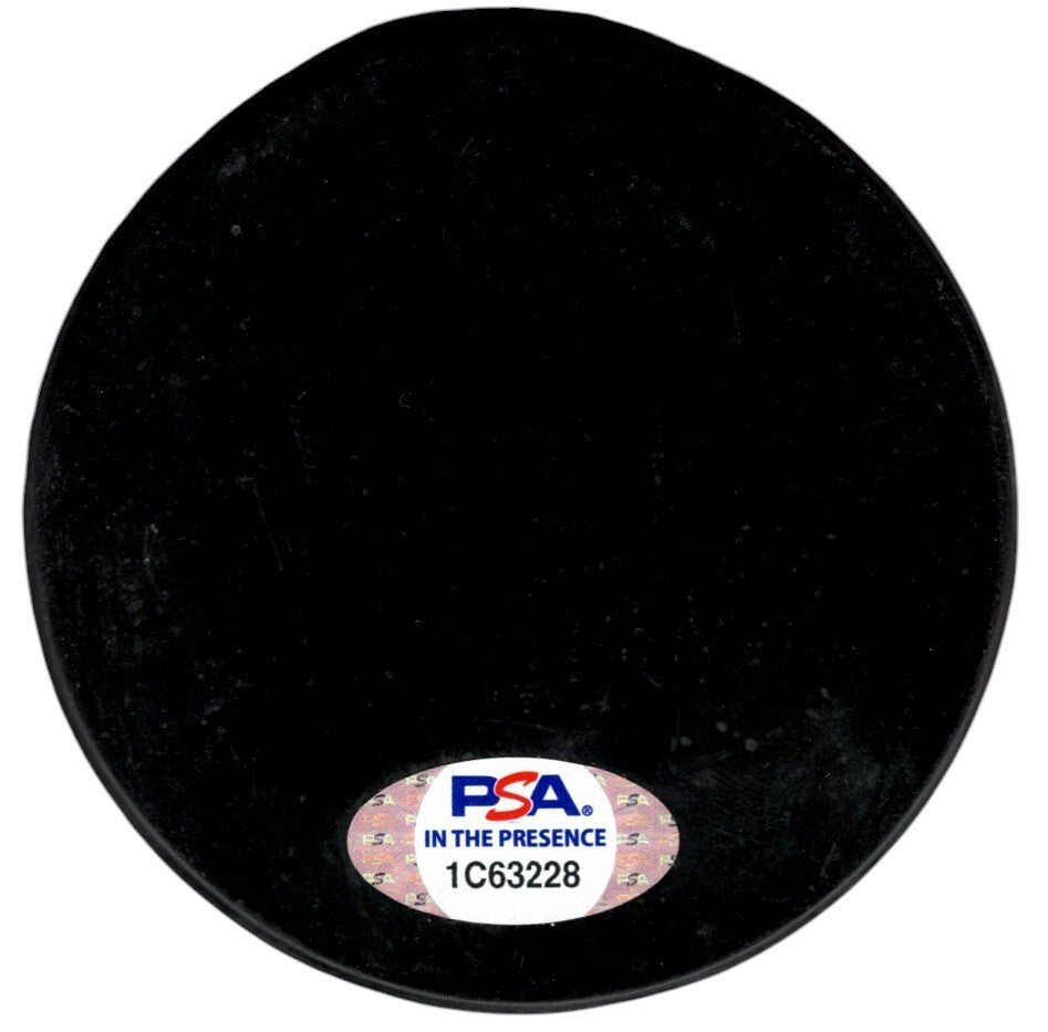 Billy Smith Signed NHL Hall of Fame Induction Puck w/ HOF 93 PSA ITP COA1