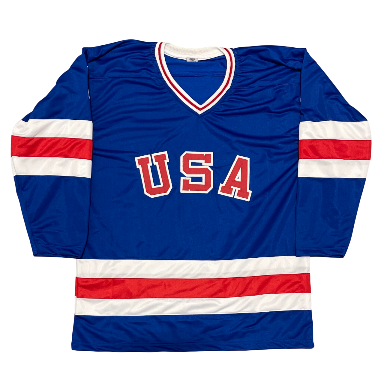 Ken Morrow Signed USA Custom Jersey w 1980 Gold Miracle on Ice Beckett W BAS COA2