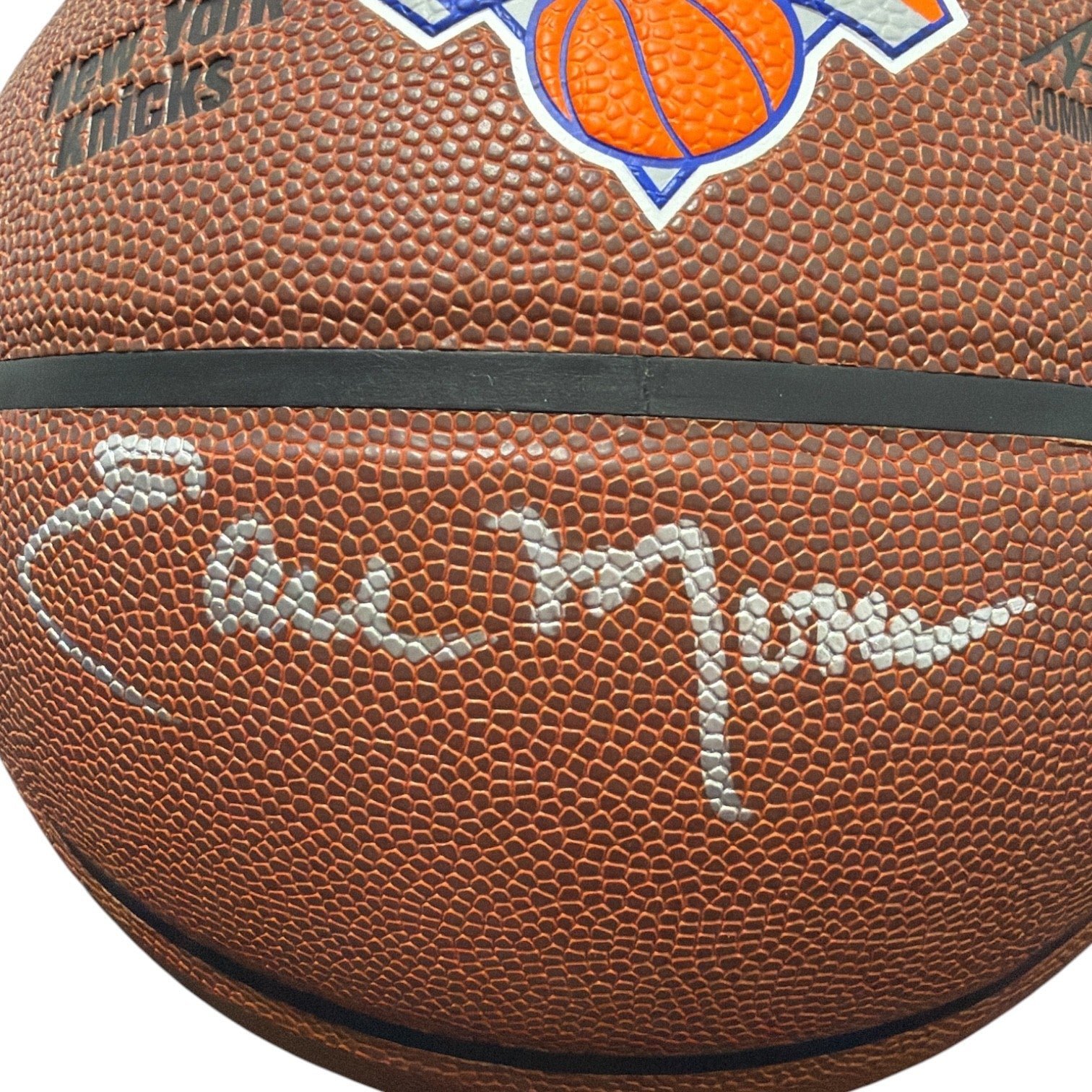 Earl Monroe Signed Autographed Wilson Knicks NBA Basketball JSA Witness COA1