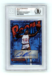 Dennis Rodman 2024 Hits Memorabilia BOOM Blue #/5 Signed BGS BAS Auto Pistons0