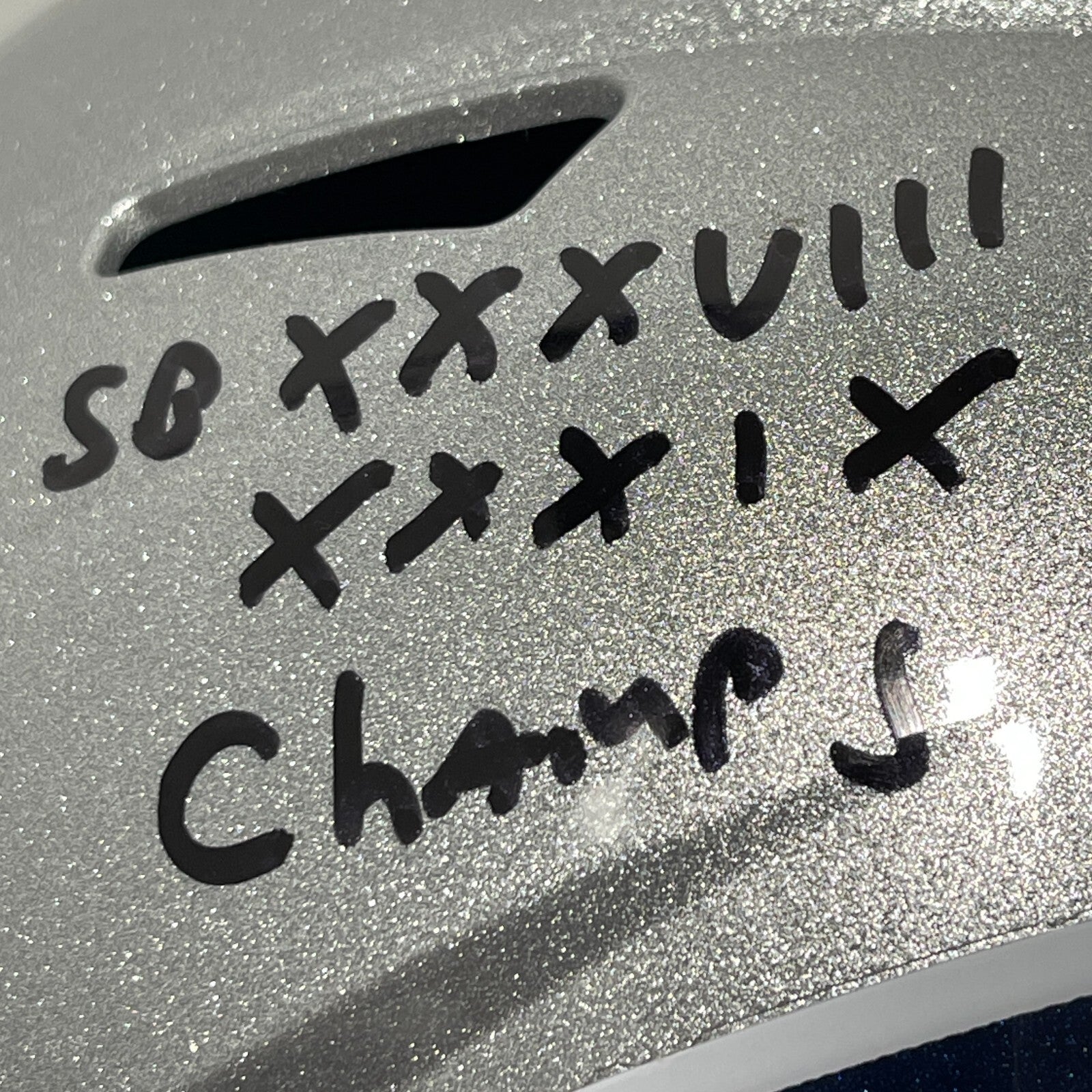 Rodney Harrison Signed Patriots Speed FS Full Size Helmet 2x Ins Beckett BAS COA2