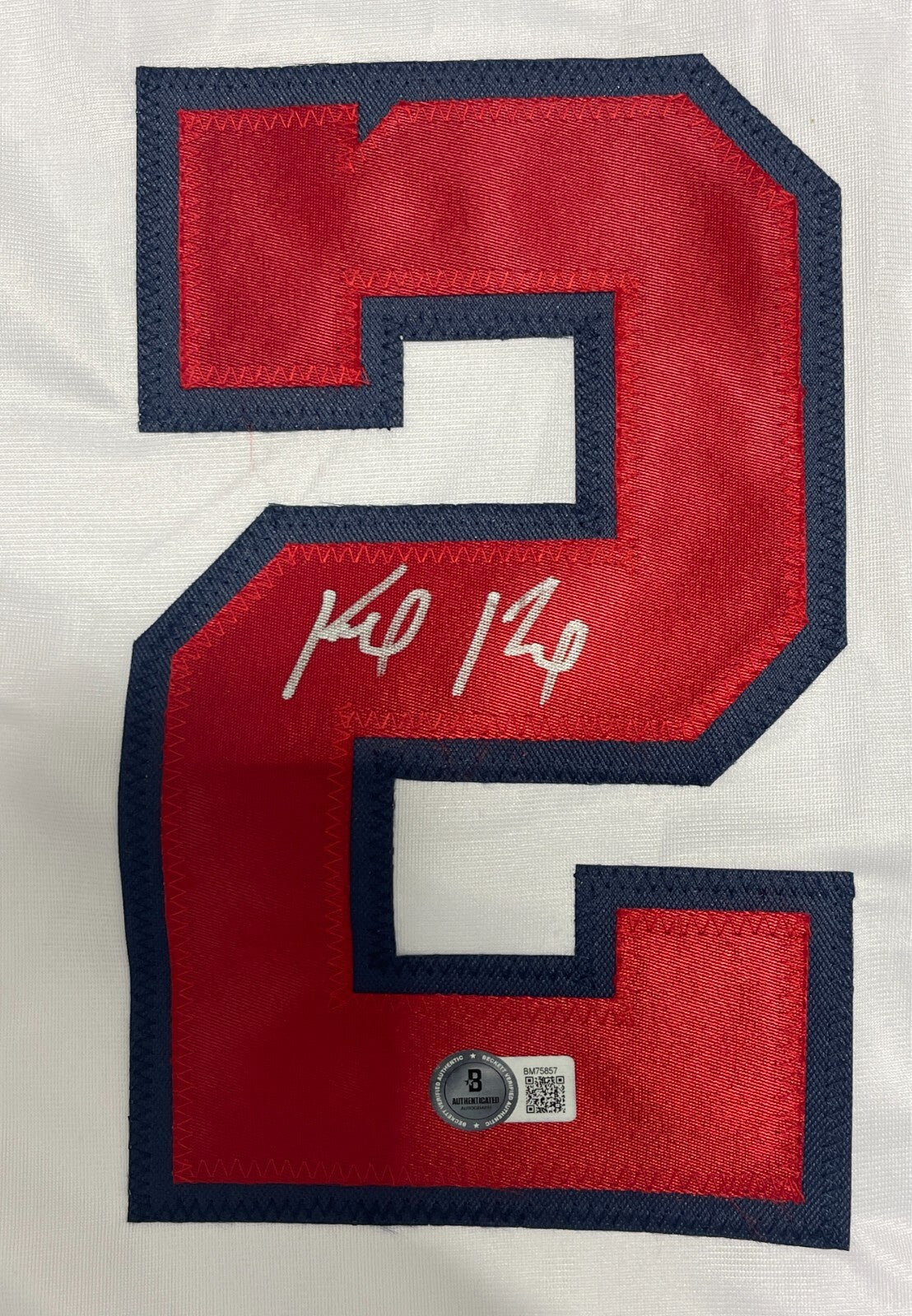 Keibert Ruiz Signed Washington Custom Jersey Beckett Witness BAS COA1