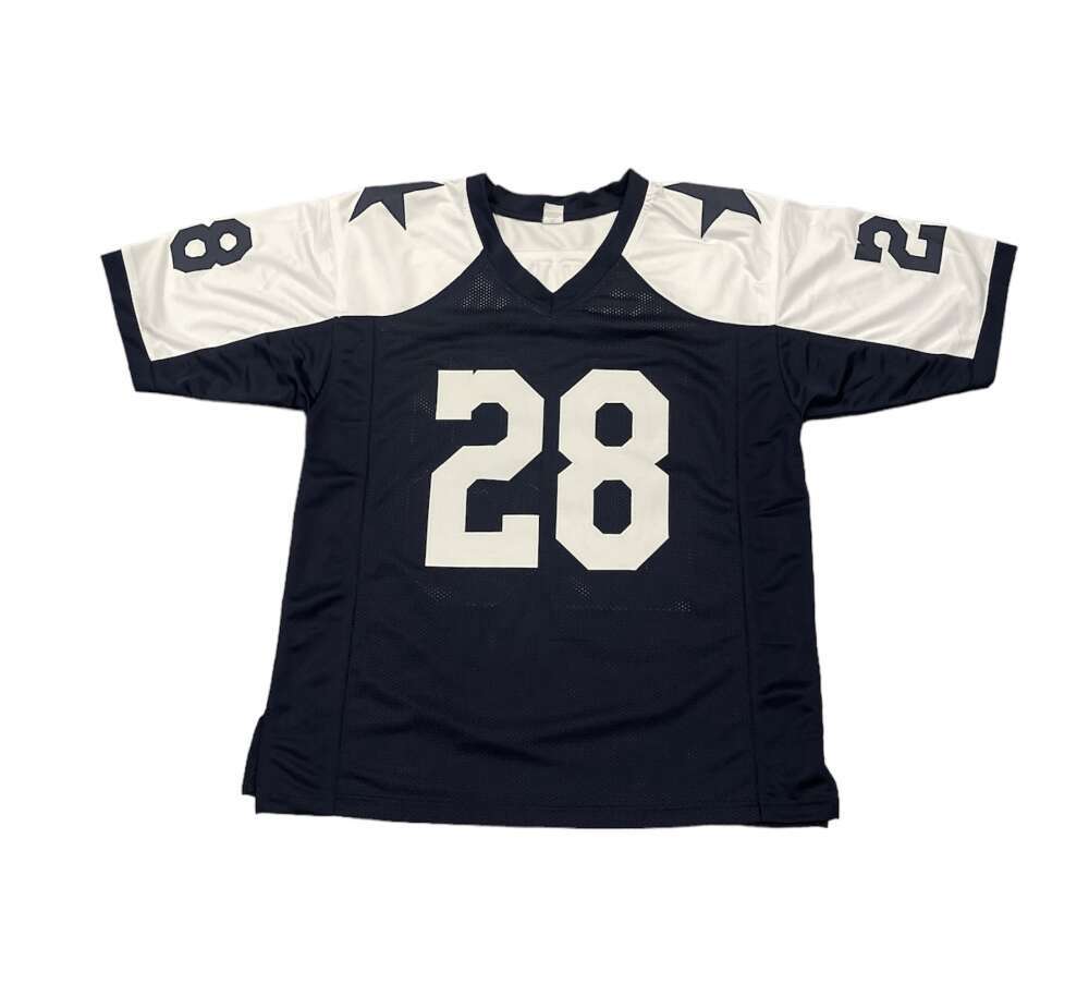 Malik Hooker Signed Cowboys TB Custom Jersey w/ We Dem Boyz! Beckett BAS COA4