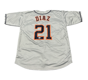 Yainer Diaz Signed Houston Astros Custom Jersey Beckett Witness BAS COA0