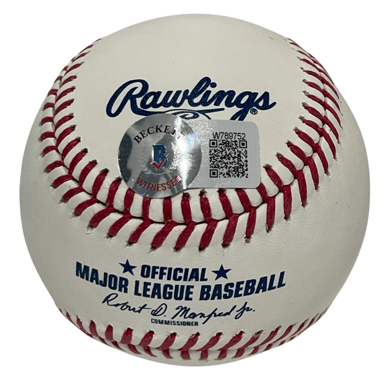 Kevin Parada Signed ROMLB Baseball w/ '22 1st Rd Pick Beckett BAS COA Mets1